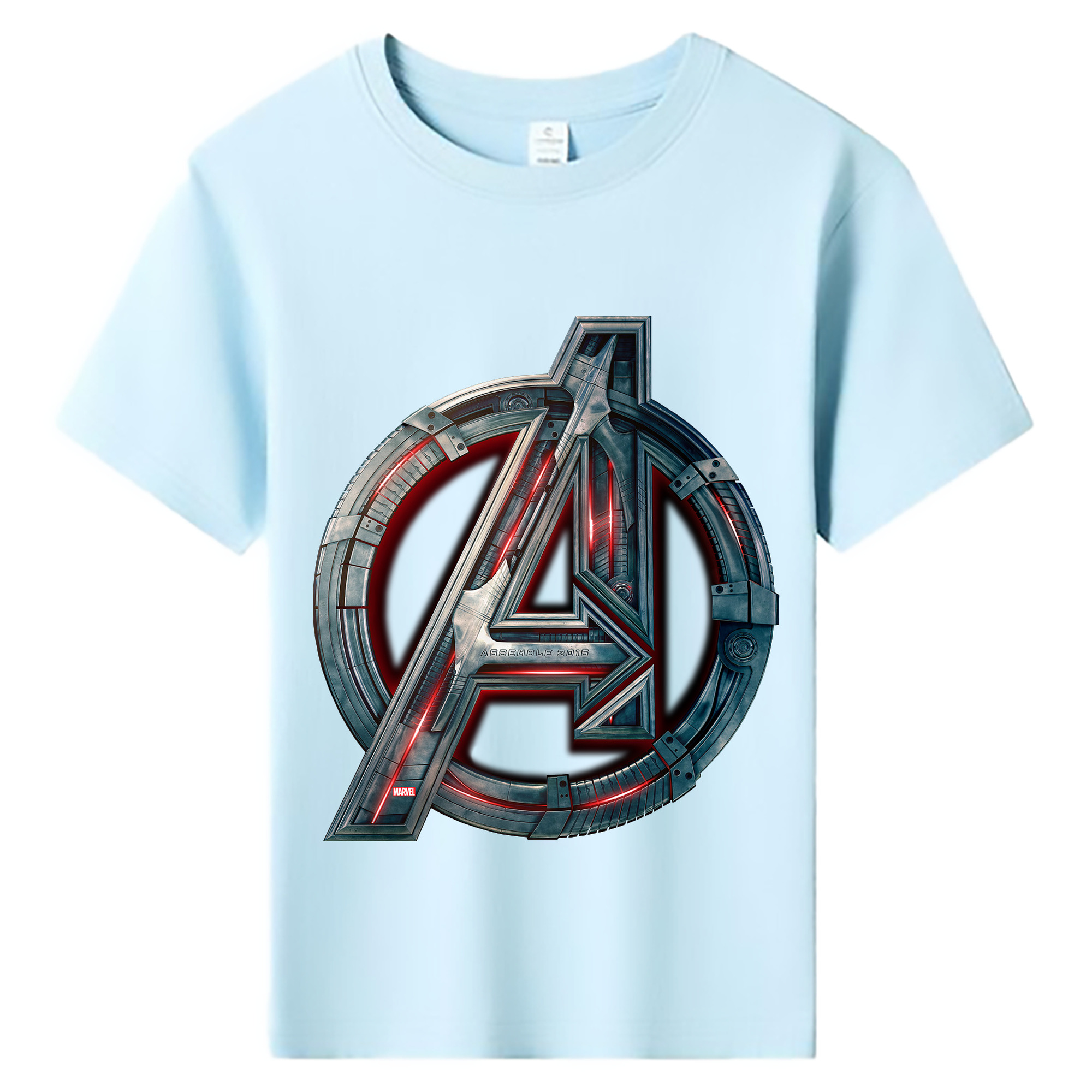 （画像用） アベンジャーズ The Avengers 綿100％キッズTシャツ（フロントプリント）